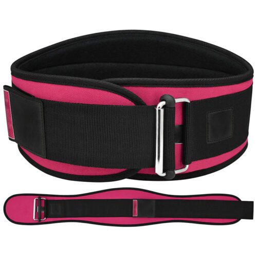 Customizable Neoprene Weightlifting Gym Belt for Women designed for comfort and support during weight training.