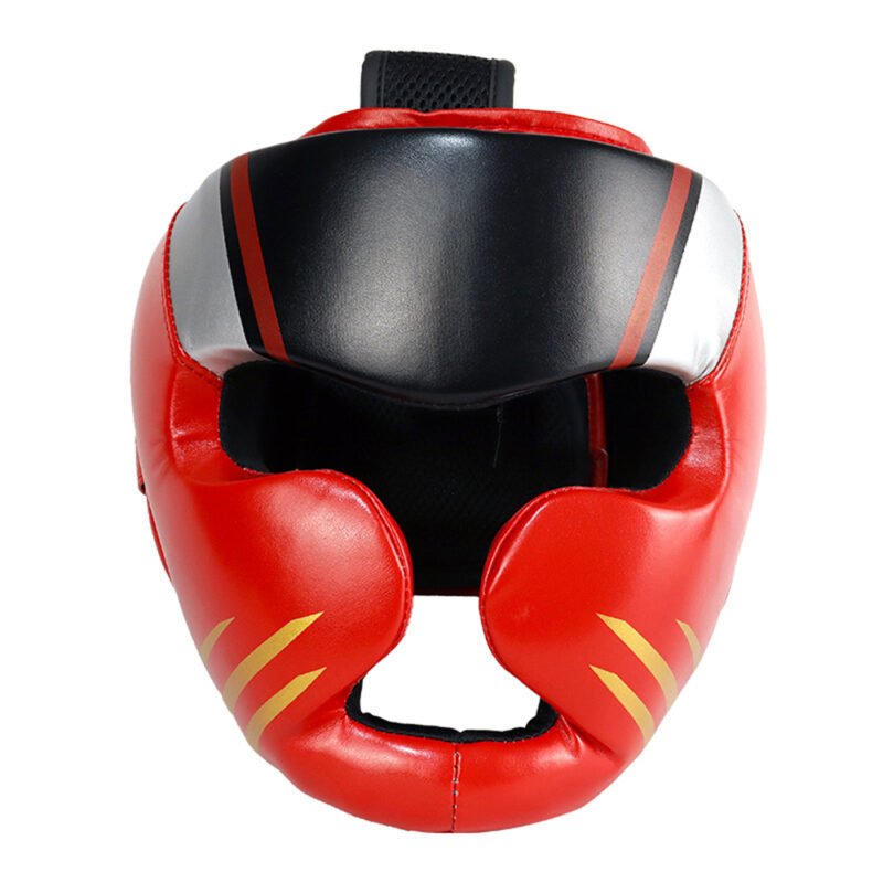 Customizable boxing head guard for a personalized fit.