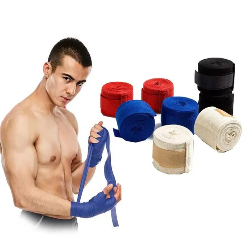 Comfortable and breathable hand wraps for boxing training.