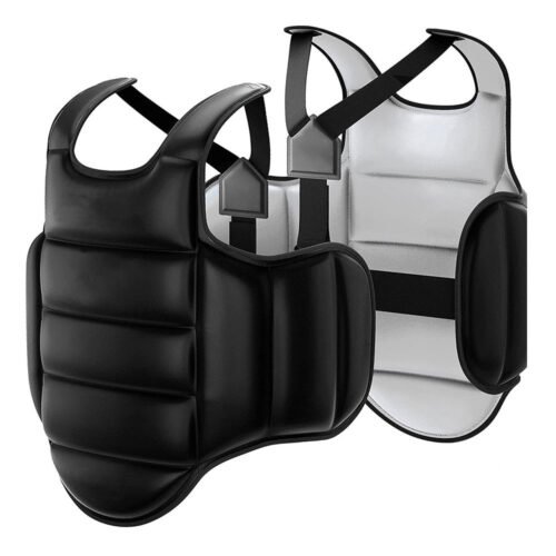 Boxing chest guard for optimal protection.