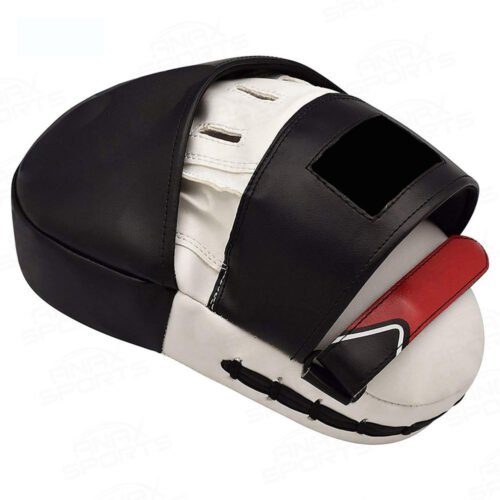 Professional boxing focus pads for speed and accuracy training.