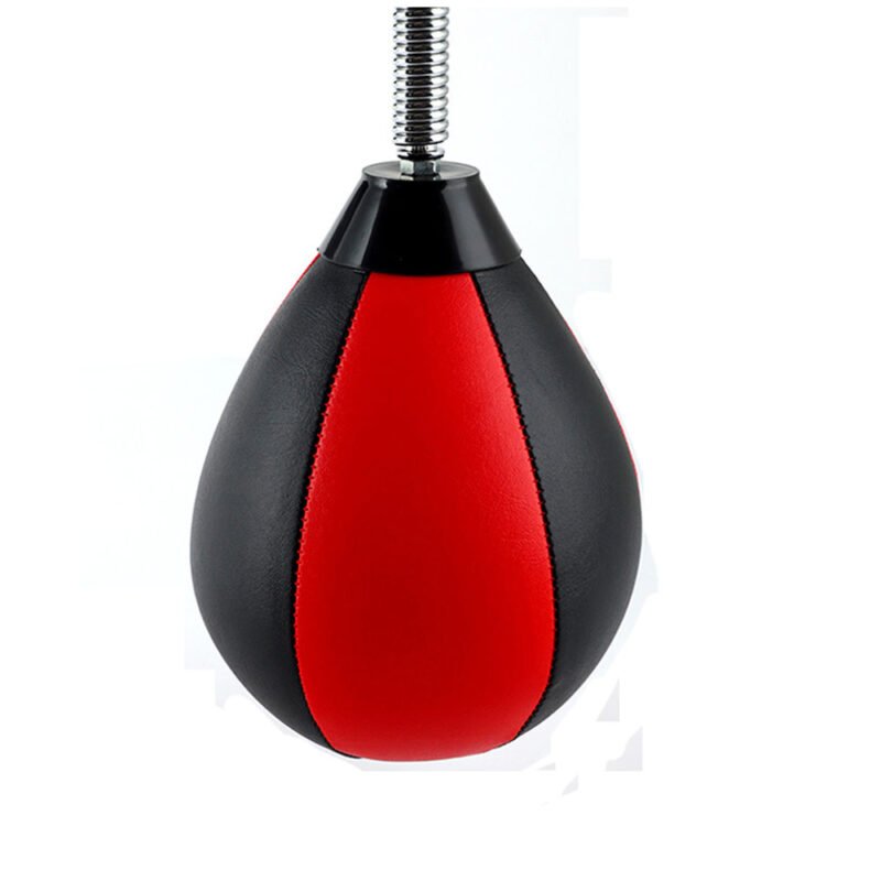 Durable boxing speed bag for reflex training.