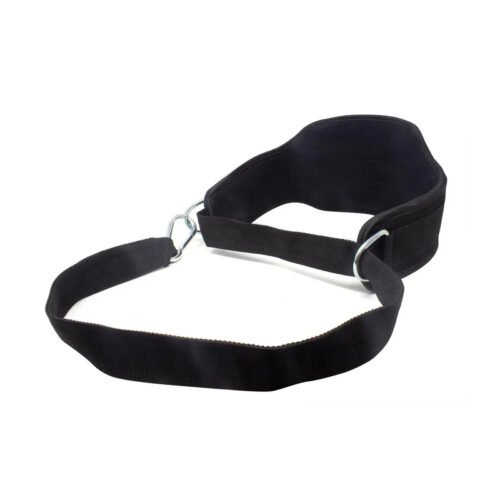 Chainless dipping belt with high-strength design for weightlifting and resistance exercises.