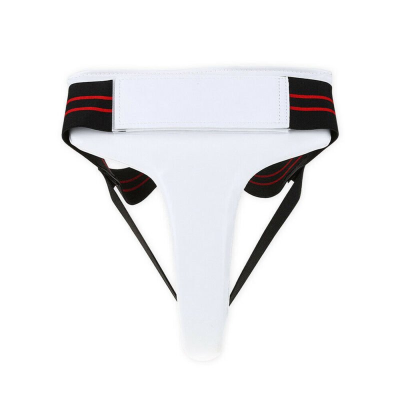 Female groin protector for boxing training.