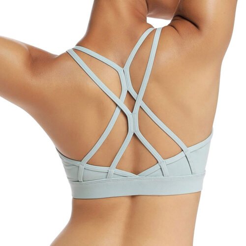 High-performance gym bra for girls, designed for fitness and active sports.