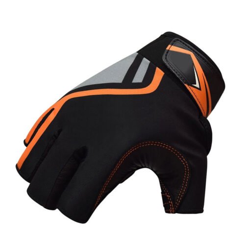 Breathable half finger weightlifting gloves designed for comfort and grip.