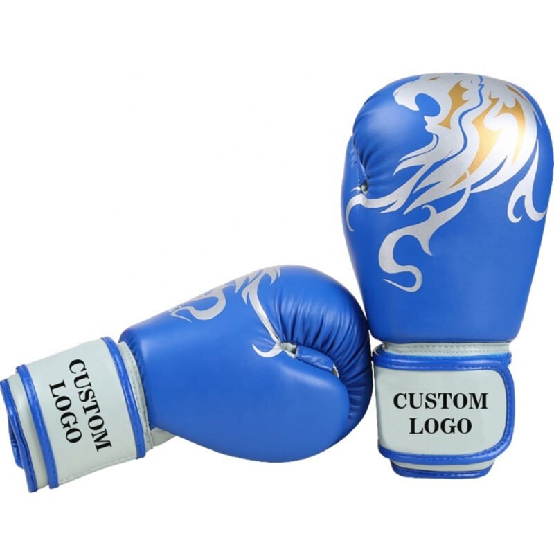 Kids' boxing gloves made of high-quality PU leather.