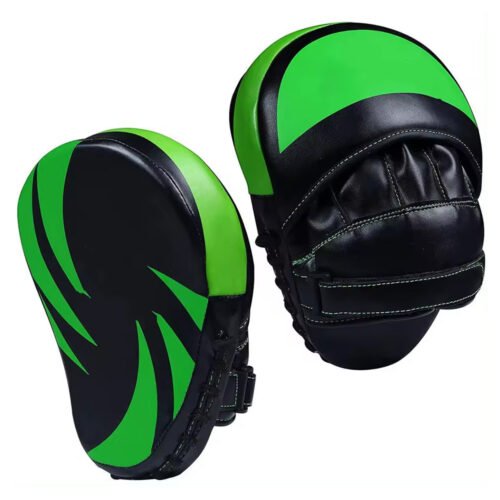 Durable and lightweight kids focus mitts for safe boxing training.