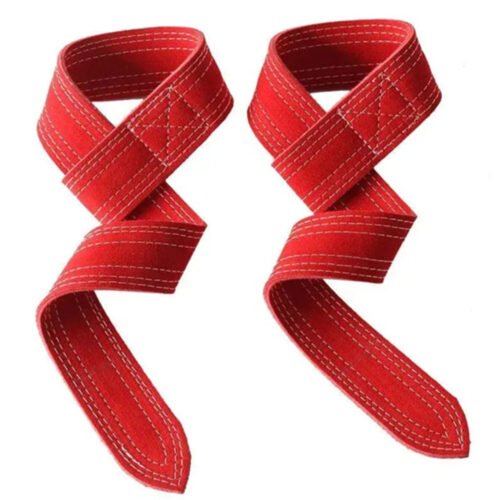 High-quality leather Olympic lifting straps for serious athletes.