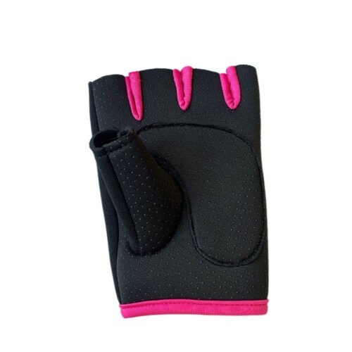 Durable neoprene weight lifting gloves with personalized design.