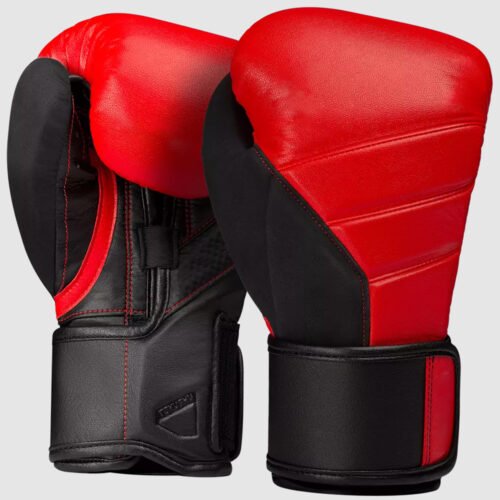 PU leather TopBoxer boxing gloves for training and competition.