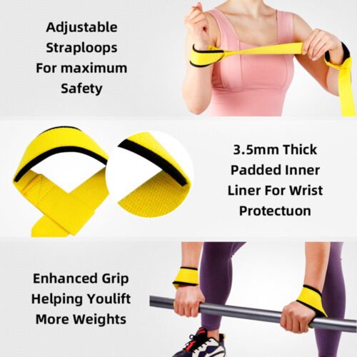 Durable weight lifting wrist support for enhanced grip and protection.