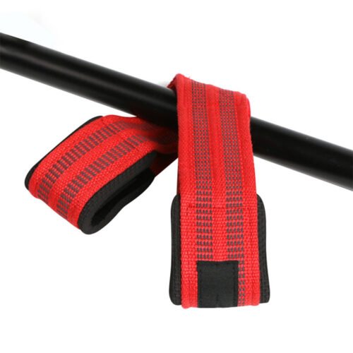 High-quality figure 8 straps for weightlifting, designed for secure grip and stability.