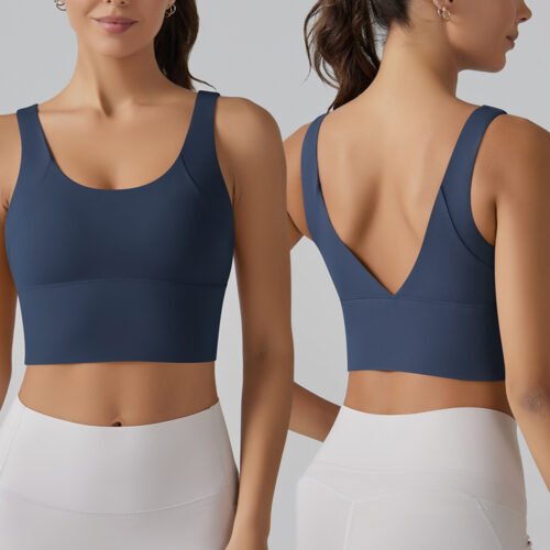 Customizable sports bras for personalized fit and style.