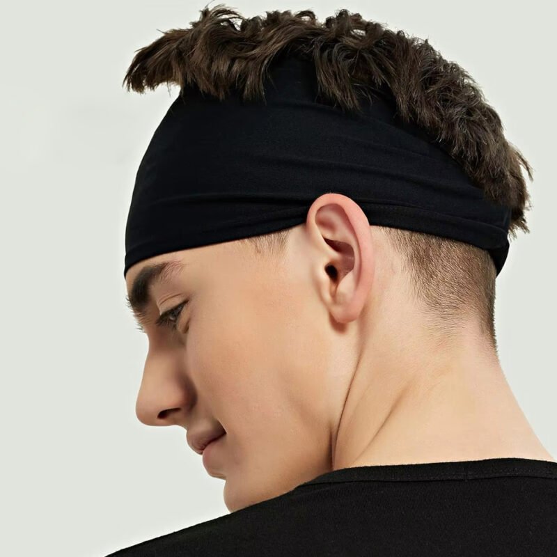 Best sweat-wicking headband for men, ideal for gym workouts.